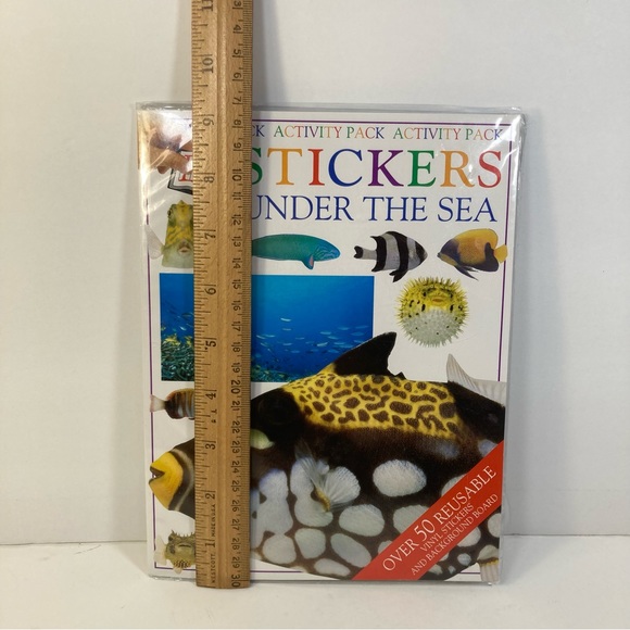 DK Toys 998 Under The Sea Activity Pack Reusable Stickers Vinyl